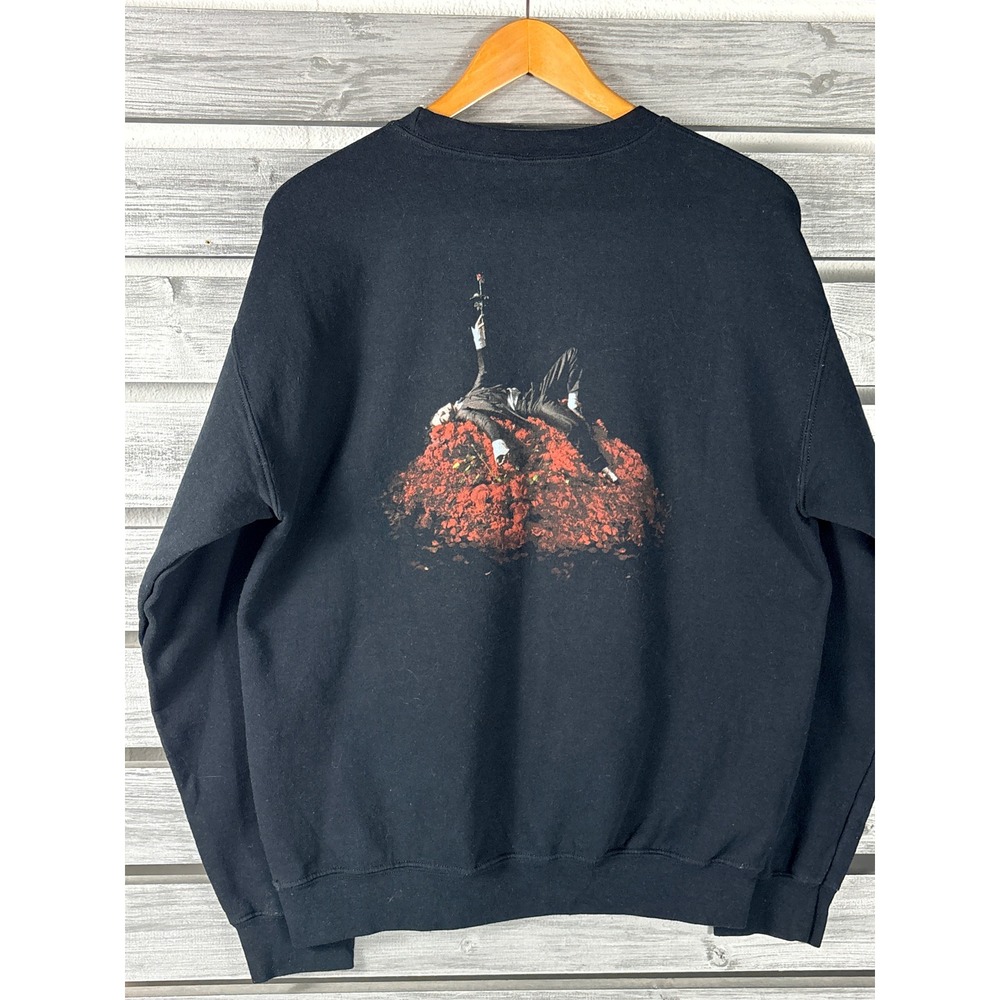 Conan Gray Superache Tour Sweatshirt Black Mens Medium 2022 Graphic Crewneck